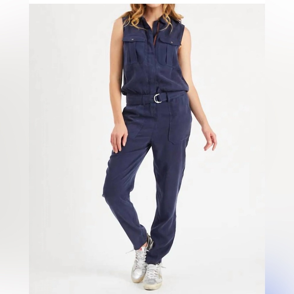 Etienne Marcel Utility Sleeveless Jumpsuit NWT M